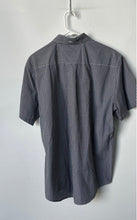 Load image into Gallery viewer, Tommy Hilfiger Mens Black Printed Short Sleeve Collared Button-Up Shirt Size L/G
