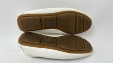 Load image into Gallery viewer, Calvin Klein Womens Lisa White Leather Moc Toe Slip-On Loafer Flats Size 9
