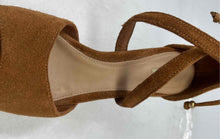 Load image into Gallery viewer, UGG Womens Reagan Brown Suede Peep Toe Wedge Heel Espadrille Sandals Size 8
