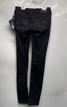 Load image into Gallery viewer, True Religion Womens Black Pocket Skinny Leg Jeans Size 27 With Tag
