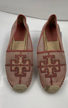 Load image into Gallery viewer, Authentic Tory Burch Womens Ines Old Pink Mesh Espadrille Flats Size 7.5 Worn
