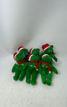 Load image into Gallery viewer, Set Of 6 Pcs Salvino's Bamm Beano's Christmas Bears 1998 Plush Toys With Tags
