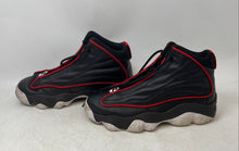 Load image into Gallery viewer, Nike Kids Air Jordan Pro Strong Black Red Lace-Up Basketball Shoes Size 5.5Y
