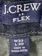 Load image into Gallery viewer, J.Crew Mens Dark Blue Flex Stretch Denim Straight Leg Jeans Size 32X30
