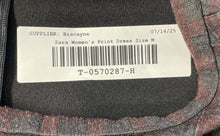 Load image into Gallery viewer, Zara Womens Burgundy Gray Plaid Print Long Sleeve Midi Bodycon Dress Size M
