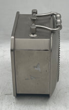Load image into Gallery viewer, Vintage Pottery Barn Golden Gate Stainless Steel Metal Table Clock Not Tested
