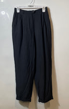 Load image into Gallery viewer, Ralph Lauren Womens Black Flat Front Straight Leg Dress Pants Size 8
