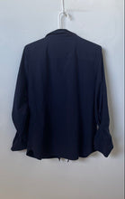 Load image into Gallery viewer, Tommy Hilfiger Womens Blue Long Sleeve Collared Button-Up Shirt Size L
