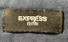 Load image into Gallery viewer, Express Womens Blue Denim Dark Wash Stretch Pockets Trouser Jeans Size 2R
