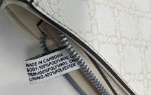 Load image into Gallery viewer, Nine West Womens White Beige Adjustable Strap Shoulder Crossbody Handbag

