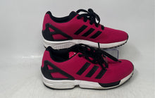 Load image into Gallery viewer, Adidas Mens ZX Flux Pink Black Round Toe Lace-Up Sneaker Shoes Size 5
