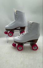Load image into Gallery viewer, Chicago Womens CRS400 White Pink Lace-Up Roller Skates Size 7 With Tag
