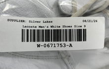 Load image into Gallery viewer, Lacoste Mens Bayliss 119 1 U White Leather Lace-Up Sneaker Shoes Size 9
