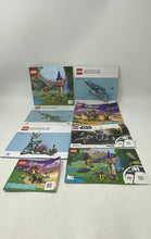 Load image into Gallery viewer, Set Of 7 Pieces Assorted Lego Multicolor Booklet Mixed Instruction Manuals
