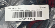 Load image into Gallery viewer, Authentic Valentino Mens Black Flat Front Regular Fit Dress Pants Size EUR 42
