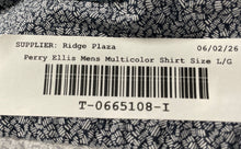 Load image into Gallery viewer, Perry Ellis Mens Multicolor Printed Long Sleeve Stretch Button-Up Shirt Size L/G
