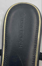 Load image into Gallery viewer, Authentic Tory Burch Womens Emmy Black Leather Flat Thong Sandals Size 9 M
