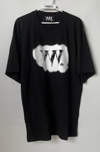 Load image into Gallery viewer, VVV The Brand Unisex Black White Stencil Spray Streetwear Graphic T-Shirt Size M
