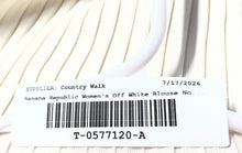 Load image into Gallery viewer, Banana Republic Womens Off-White Sleeveless Cowl Neck Ribbed Tank Top Size L

