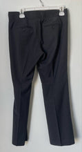 Load image into Gallery viewer, Banana Republic Womens Dark Gray Flat Front Straight Leg Dress Pants Size 6P
