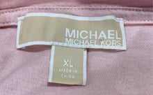 Load image into Gallery viewer, Michael Kors Womens Pink Short Sleeve Round Neck Pullover T-Shirt Size XL
