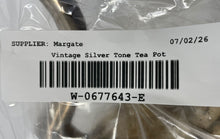 Load image into Gallery viewer, Vintage Birmingham Silver-Tone Ornate Handle Footed Victoria Style Teapot
