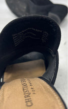 Load image into Gallery viewer, Christian Siriano For Payless Womens Alyse Black Suede Mule Heels Size 6.5
