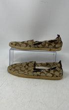 Load image into Gallery viewer, Coach Womens Mellow Brown Signature Print Slip-On Espadrille Flats Size 8.5 M
