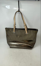 Load image into Gallery viewer, Michael Kors Womens Grab Metallic Bronze Double Handle Adjustable Strap Tote Bag
