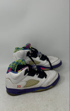Load image into Gallery viewer, Nike Kids Air Jordan 5 Retro DB3024-100 White Purple Sneaker Shoes Size 7Y
