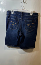 Load image into Gallery viewer, Seven7 Jeans Womens Blue Regular Fit Pockets Whiskered Denim Shorts Size 14
