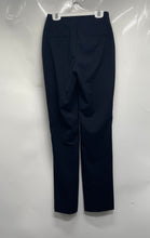 Load image into Gallery viewer, H&amp;M Womens Blue Pockets Stretch Straight Leg Trouser Pants Size 2
