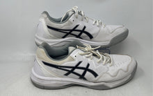 Load image into Gallery viewer, Asics Mens Gel Dedicate 7 1041A223 White Black Lace-Up Sneakers Shoes Size 12
