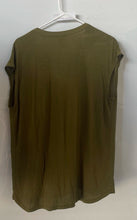 Load image into Gallery viewer, Ann Taylor Womens Green Cap Sleeve Split Neck Pullover Blouse Top Size XL
