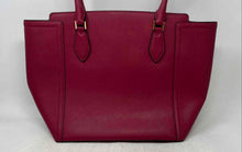 Load image into Gallery viewer, Michael Kors Womens Red Double Handle Shoulder Tote Handbag
