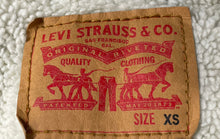Load image into Gallery viewer, Levi Strauss &amp; Co. Mens Blue Jean Type III Sherpa Lined Trucker Jacket Size XS
