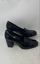 Load image into Gallery viewer, Michael Kors Womens Buchanan Black Leather Block Heel Loafers Shoes Size 11M
