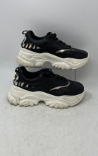 Load image into Gallery viewer, Daisy Fuentes Womens Black White Low Top Lace-Up Sneaker Shoes Size EUR 37
