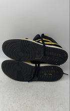 Load image into Gallery viewer, Nike Boys Air Jordan 1 Retro Mid 554725-071 Black Yellow Sneaker Shoes Size 7Y
