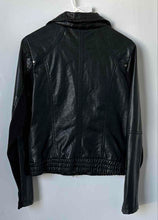 Load image into Gallery viewer, Ci Sono By Cavalini Womens Black Pockets Full-Zip Motorcycle Jacket Size Medium
