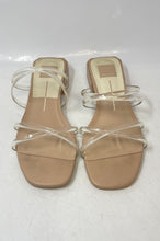 Load image into Gallery viewer, Dolce Vita Womens Hapi Clears &amp; Beige Block Slide Sandals No Size 10 Inches
