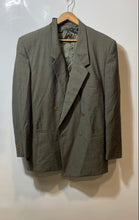 Load image into Gallery viewer, Authentic Gianni Versace Mens Green Double-Breasted Blazer Size EUR 48 Damaged

