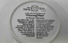 Load image into Gallery viewer, Dominion China Winning Ways By Stewart Sherwood Porcelain Collector Plate
