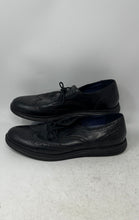 Load image into Gallery viewer, Golaiman Mens Black Leather Wingtip Oxford Lace-Up Dress Shoes Size 12
