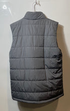Load image into Gallery viewer, Port Authority Mens Gray Sleeveless Front Pocket Full-Zip Puffer Vest Size Large
