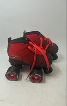 Load image into Gallery viewer, Rocket Unisex Kids Red Black Lace-Up Sporting Roller Skates Size 12
