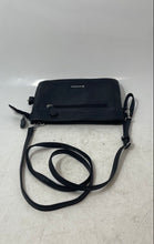Load image into Gallery viewer, Giani Bernini Womens Black Leather Inner Pockets Adjustable Strap Crossbody Bag
