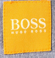 Load image into Gallery viewer, Hugo Boss Mens Blue Printed Long Sleeve Collared Button-Up Shirt Size XL
