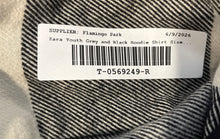 Load image into Gallery viewer, Zara Youth Gray And Black Checkered Long Sleeve Hooded Shacket Size 11-12
