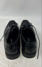 Load image into Gallery viewer, Milano Moda Mens Black Leather Square Toe Lace-Up Oxford Dress Shoes Size 12
